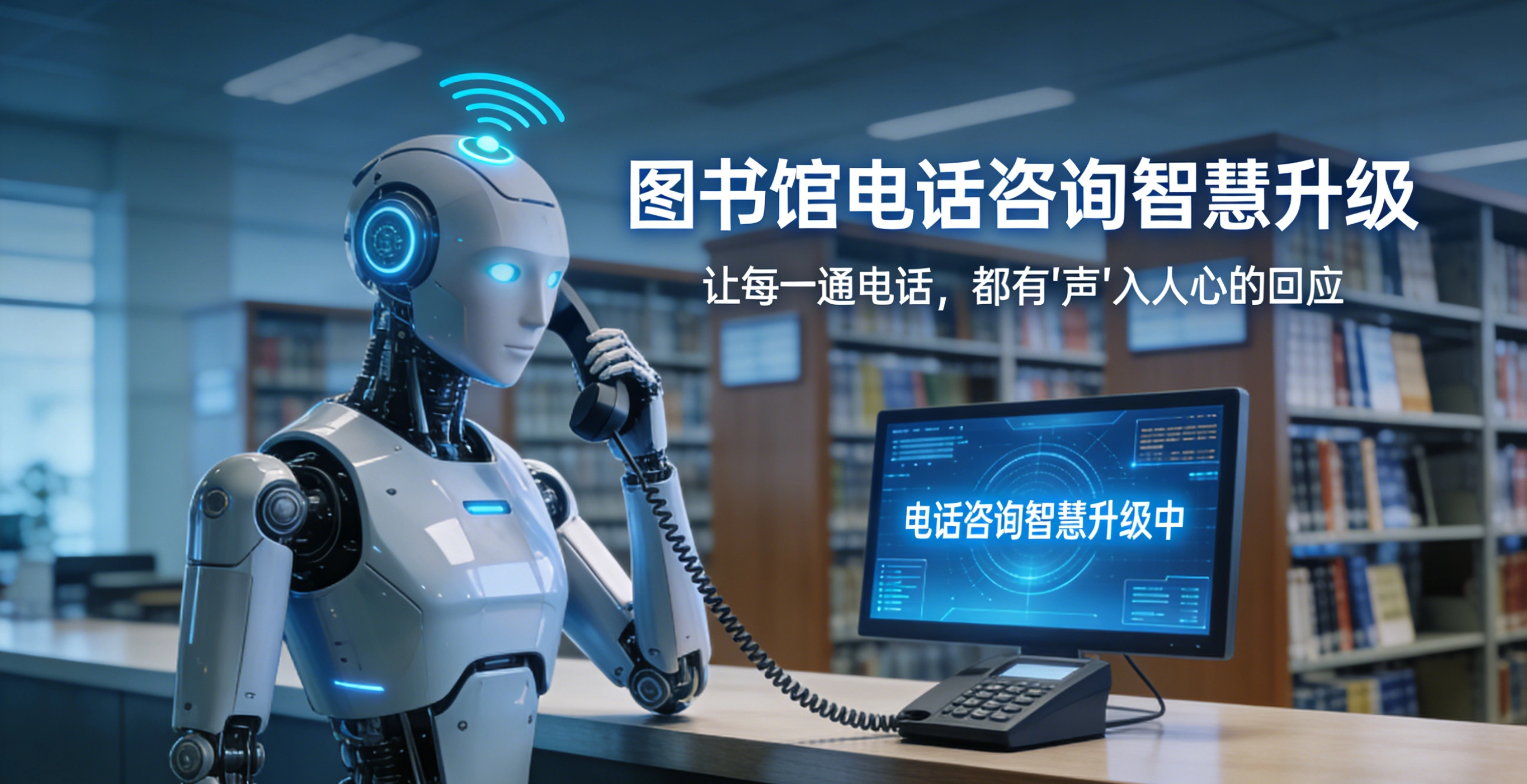 【图书馆】智慧咨询接待解决方案