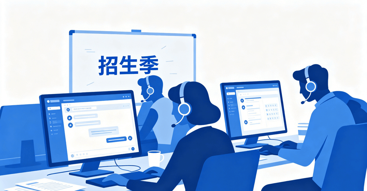 招生季必看!教育行业AI客服困局:不是缺人,是缺可复制的智能系统